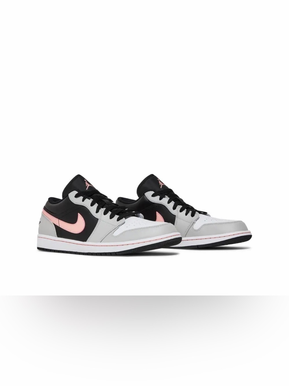 Jordan Low-Top Sneakers in Black, Gray & Pink size 7 women’s